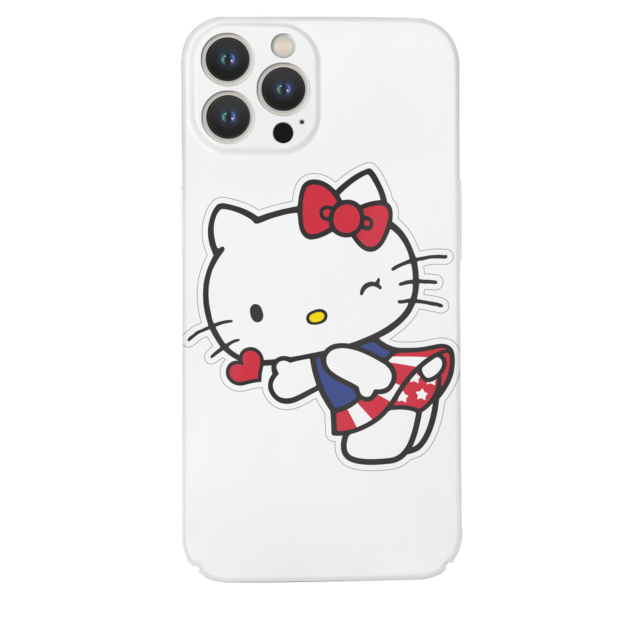 （画像用） Hello Kitty ハローキティ 【iPhone 14シリーズ対応】ハードケース